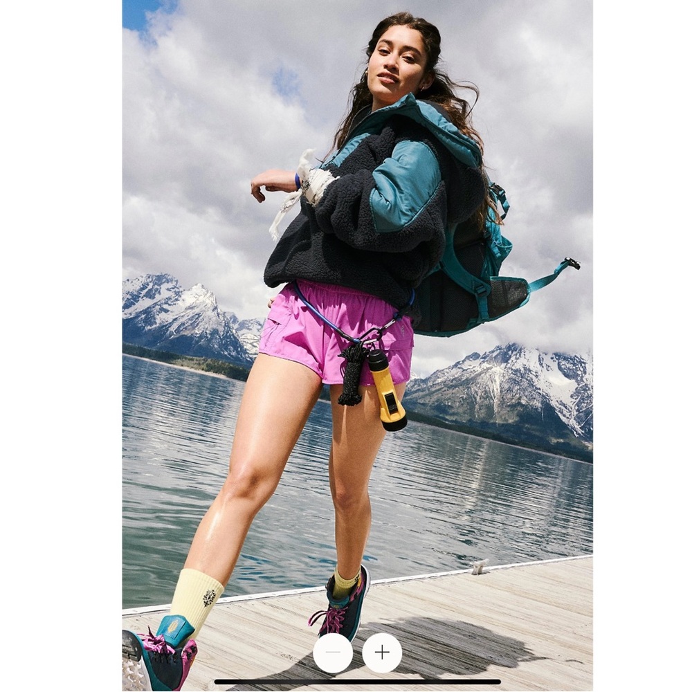 Free People Movement Go Overboard Shorts in Mayfly - Water/Hiking/Kayaking M